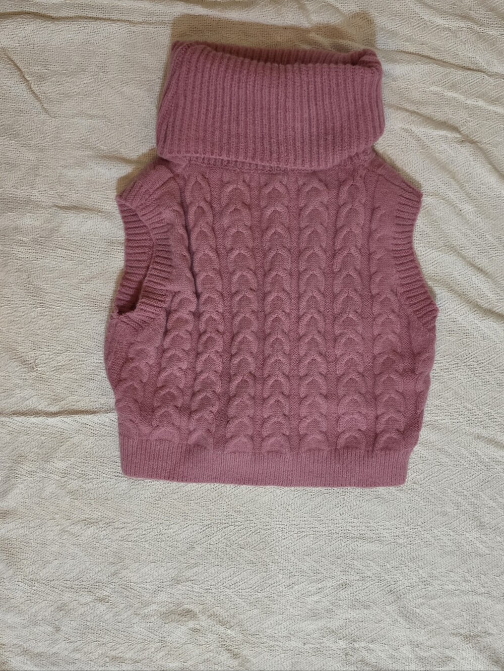 Knit Cropped Turtleneck